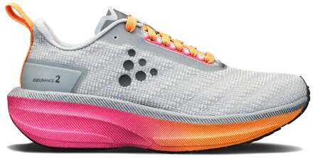 Craft Endurance 2 Neutrale Schoen Dames-Wit,Oranje - 40
