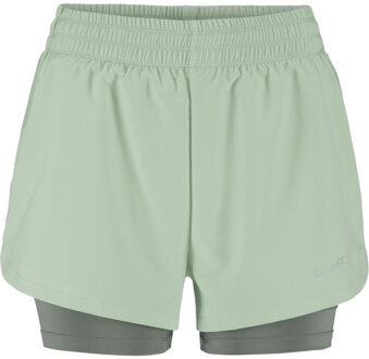 Craft Essence 2in1 Short 2 Dames lichtgroen