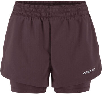 Craft Essence 2in1 Short 2 Dames paars - XS