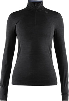 Craft Fuseknit Comfort Zip Thermoshirt Dames - Maat L