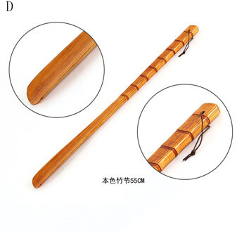 Craft Houten Schoenlepel Professionele Houten Lange Steel Schoenlepel Lifter Shoehorn D