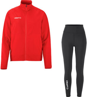 Craft Jack Legging Set Dames rood