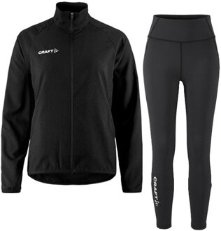 Craft Jack Legging Zip Set Dames zwart
