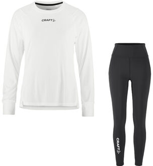 Craft Longsleeve Legging Set Dames wit