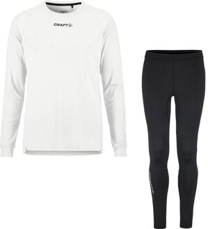 Craft Longsleeve Legging Set Heren wit