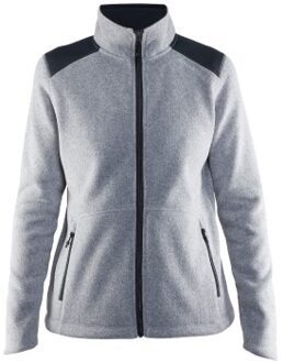 Craft Noble Zip Jacket Heavy Knit Fleece Women Zwart,Grijs,Blauw - X-Small,Small,Medium,Large,X-Large