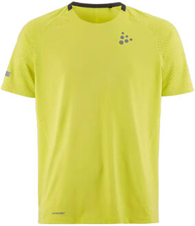 Craft Pro Hypervent Hardloopshirt Heren-Limoen - XXL