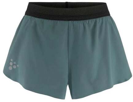 Craft Pro Hypervent Split 2 Hardloopshorts Dames-Blauw - M