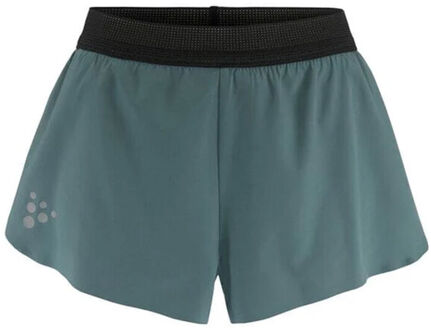 Craft Pro Hypervent Split 2 Hardloopshorts Dames-Blauw - XL