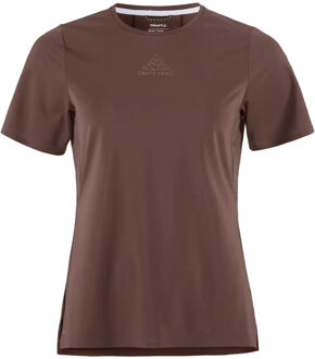 Craft Pro Trail 2 Hardloopshirt Dames-Bruin - XL