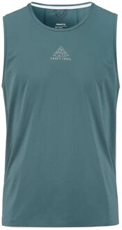 Craft Pro Trail 2 Hardloopshirt Heren petrolblauw - S