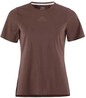 Craft Pro Trail  Hardloopshirt Dames bruin - S,XL