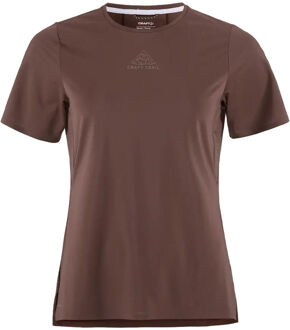 Craft Pro Trail  Hardloopshirt Dames bruin - XL
