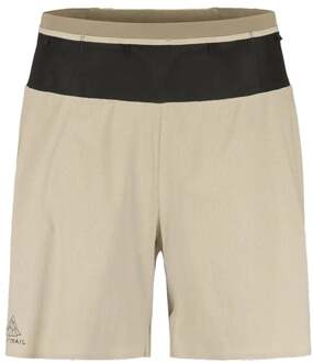 Craft Pro Trail Hardloopshorts Heren-Beige - S