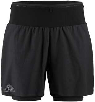 Craft Pro Trail Hardloopshorts Heren zwart - S