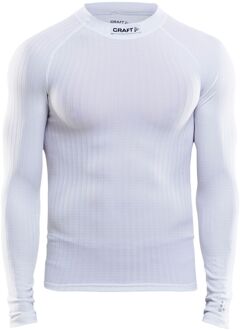 Craft Progress Baselayer Crewneck Longsleeve  Sportshirt - Maat S  - Mannen - wit