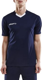 Craft Progress Jersey Contrast Shirt Heren navy - wit - M