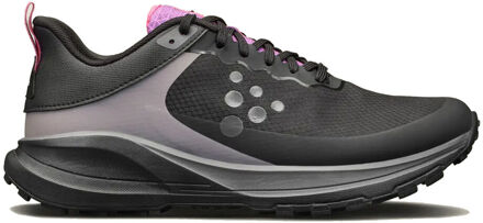 Craft Pure Trail X Trailschoen Dames-Zwart,Mauve - 40 3/4