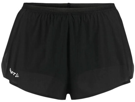 Craft Race Day Split Short Heren zwart - XL
