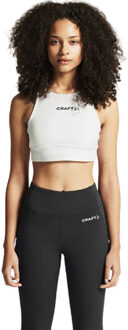 Craft Rush 2.0 Crop Top Dames wit - S