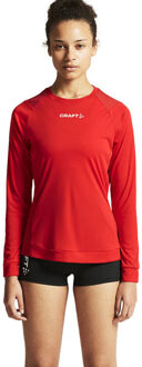 Craft Rush 2.0 Longsleeve T-Shirt Dames rood - XS
