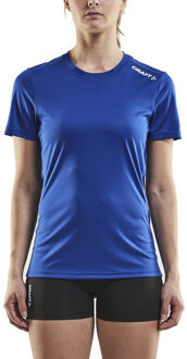 Craft Rush Short Sleeve T-Shirt Dames blauw - XL