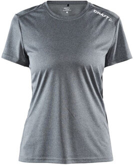 Craft Rush Short Sleeve T-Shirt Dames grijs - XS