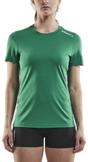 Craft Rush Short Sleeve T-Shirt Dames groen - L