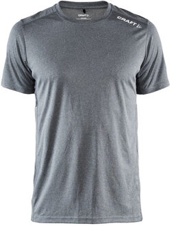 Craft Rush Short Sleeve T-Shirt Heren grijs - 2XL
