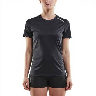 Craft Rush SS Sportshirt Dames XL/42 Zwart