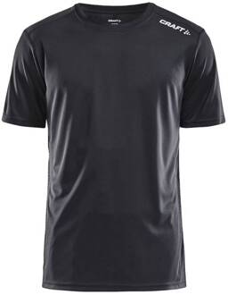 Craft Rush SS Sportshirt Heren XS Zwart