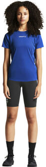 Craft Shirt Korte Legging Set Dames blauw