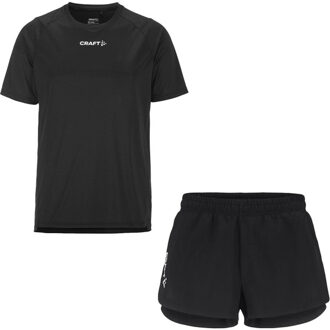 Craft Shirt Short Set Heren zwart