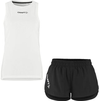 Craft Singlet Short Set Dames wit