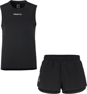 Craft Singlet Short Set Heren zwart
