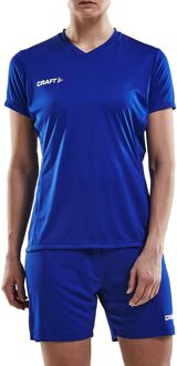 Craft Squad Jersey Solid SS Shirt Dames blauw