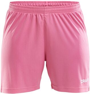 Craft Squad Short Solid dames  Sportbroek - Maat M  - Vrouwen - roze/wit