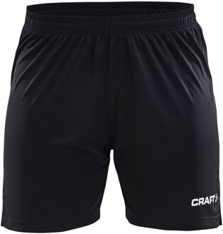 Craft Squad Short Solid dames Sportbroek - Maat S  - Vrouwen - zwart/wit