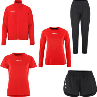Craft Totaal Set Dames rood