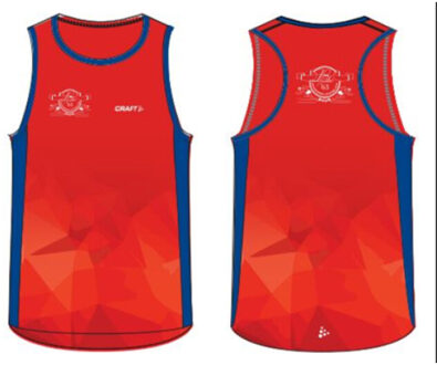 Craft Trainingsinglet junior hac'63 Rood - 158