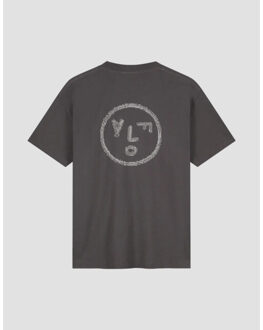 Crafted face tee t-shirts m230102 Houtskool - L