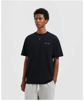 Crafted pear tee t-shirts m230103 Zwart