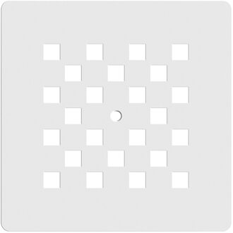 Crag afvoer afdekrooster mat wit