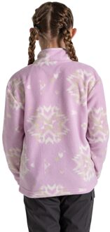 Craghoppers Calke Sneeuwvlok Half Rits Fleece Top Kinderen/Kinderen (Orchidee) Paars