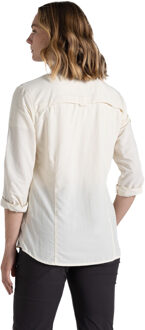 Craghoppers Dames adventure iii nosilife shirt met lange mouwen Beige - EU 40 / UK 12