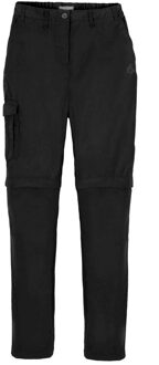 Craghoppers Dames/Dames Expert Kiwi Convertible Broek (Zwart) - EU 48 Kort / UK 20 Kort