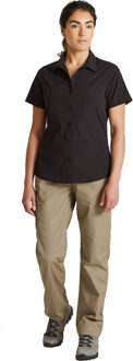 Craghoppers Dames/dames Expert Kiwi Shirt met korte mouwen (Zwart) - EU 40 / UK 12