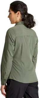 Craghoppers Dames/dames Expert Kiwi Shirt met lange mouwen (Donker ceder groen) Donkergroen - EU 46 / UK 18