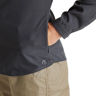 Craghoppers Dames/dames Expert Kiwi Shirt met lange mouwen (Koolstofgrijs) - maat