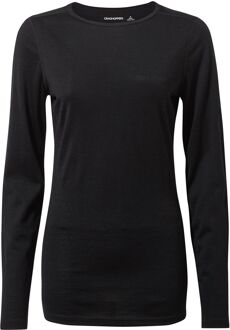 Craghoppers Dames/Dames Merino Top Lange Mouwen Hals Baselayer II (Zwart)